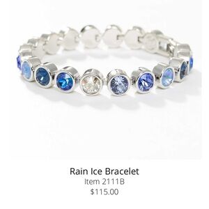 LAST ONE! Touchstone Crystal by Swarovski “Rain” Ice Bracelet.  Worn Twice.